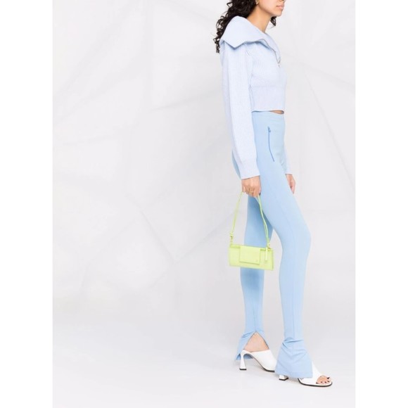 Jacquemus Le Pichoto Leather Mini Bag Lime Green - Picture 2 of 9